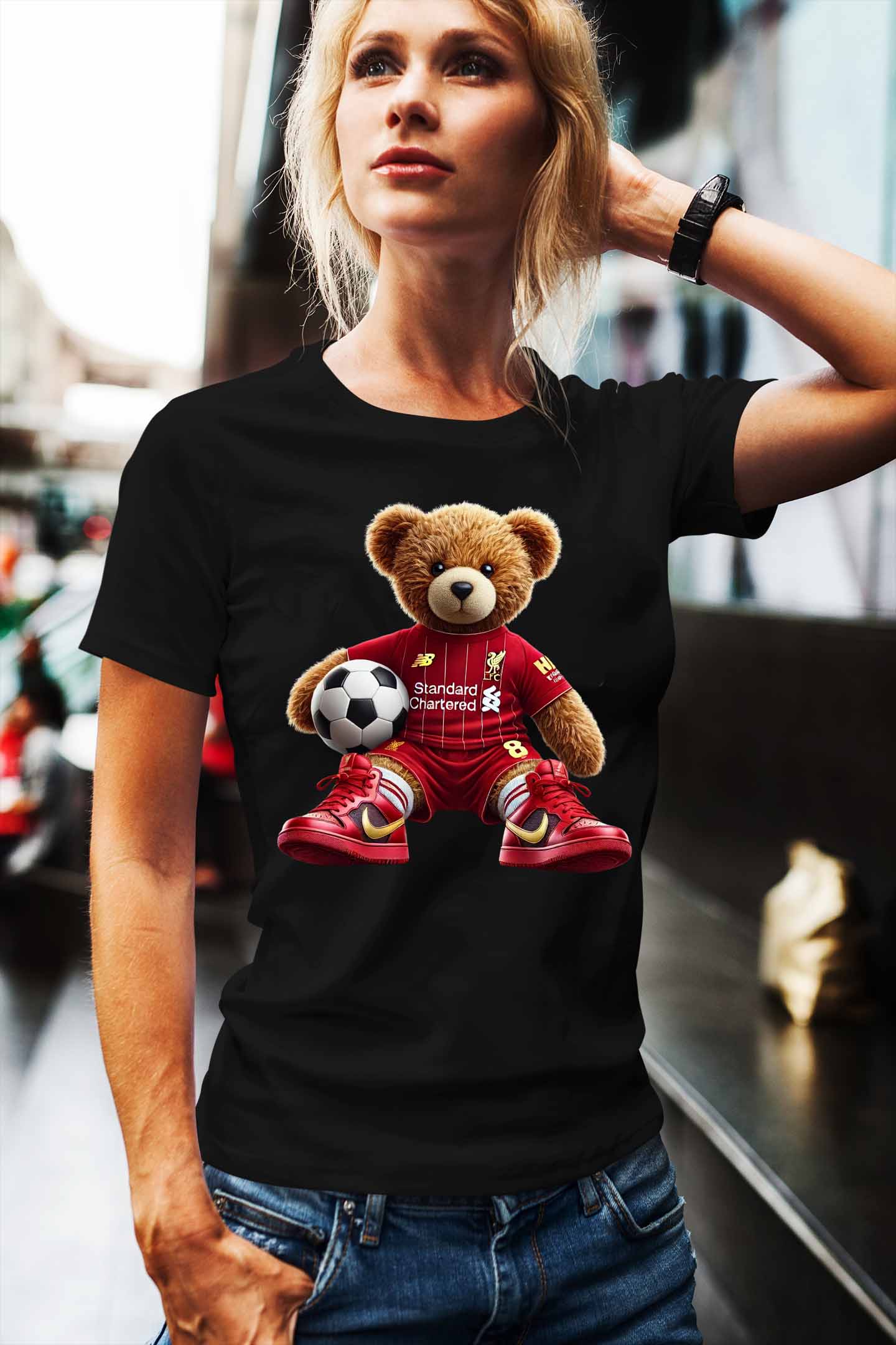 Дамска Тениска Ливърпул Мече