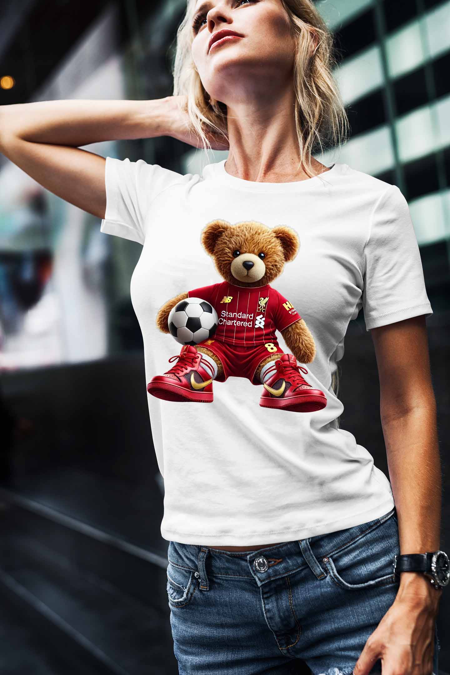 Дамска Тениска Ливърпул Мече