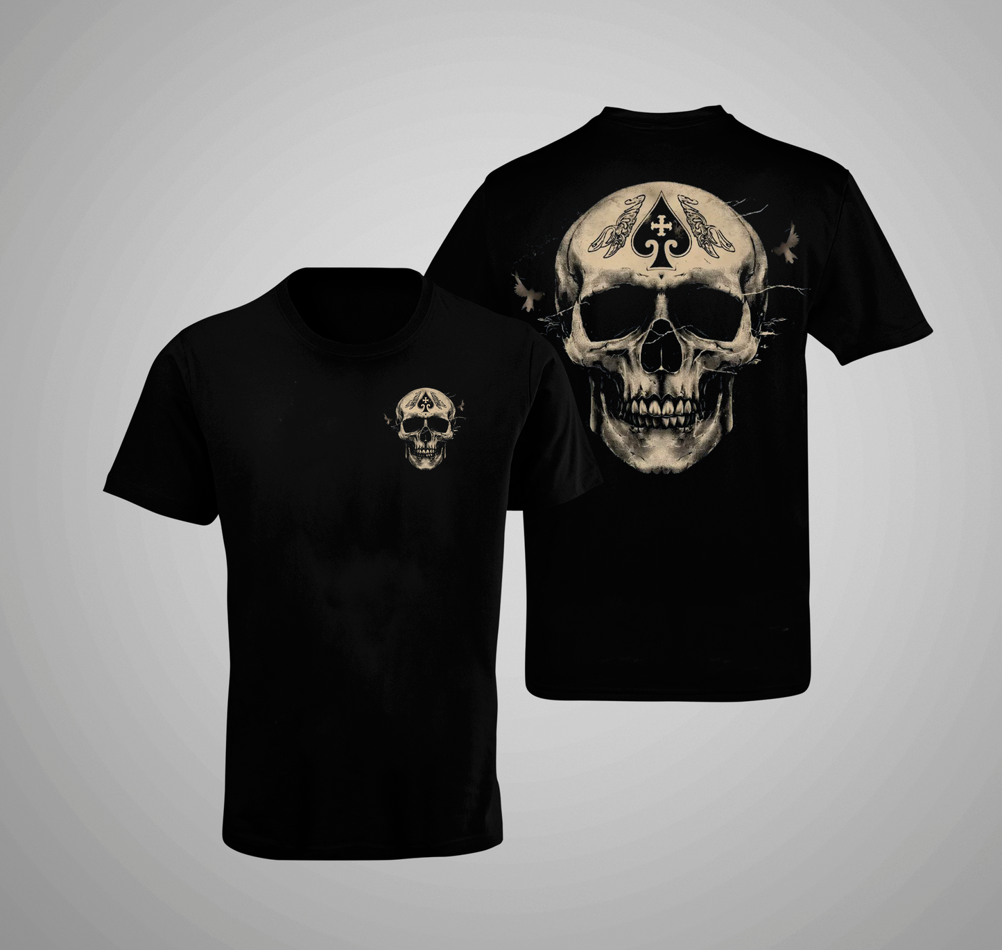 Skull Front Back