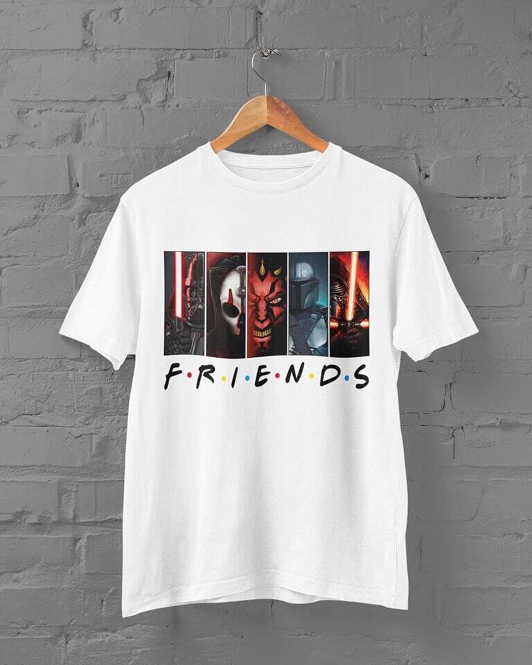 Friends Star Wars White