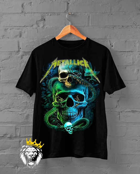 Metallica Green Skull
