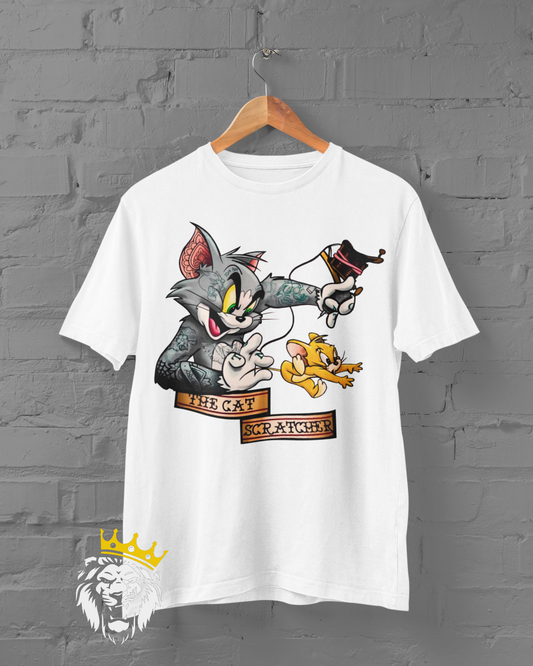 Cat And Mouse White