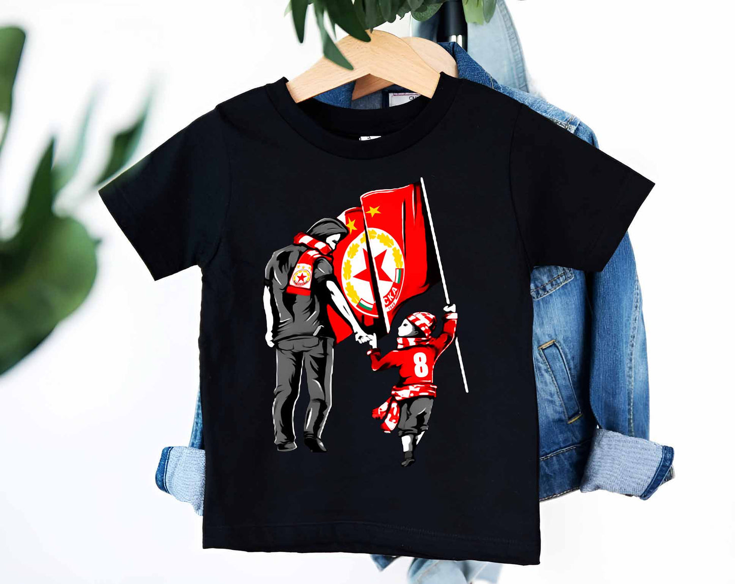 Детска Тениска From Father To Kid Cska